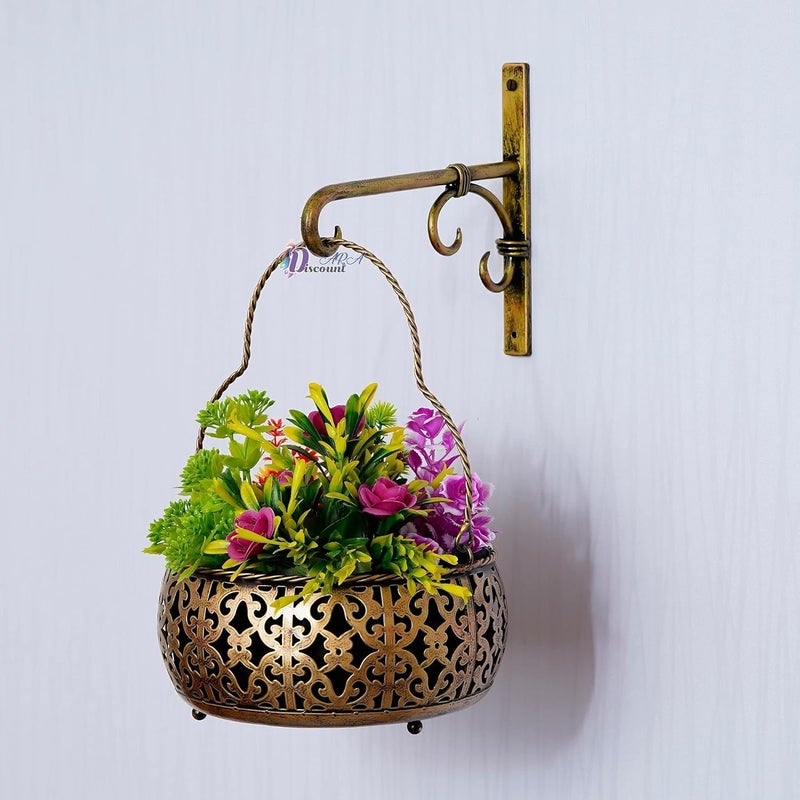 Discount ARA Flower Basket for Home DecorationWall Hanging Basket for Home DecorationWall Hanging Decoration ItemsHome Indoor and Outdoor Decoration Items - Image 1