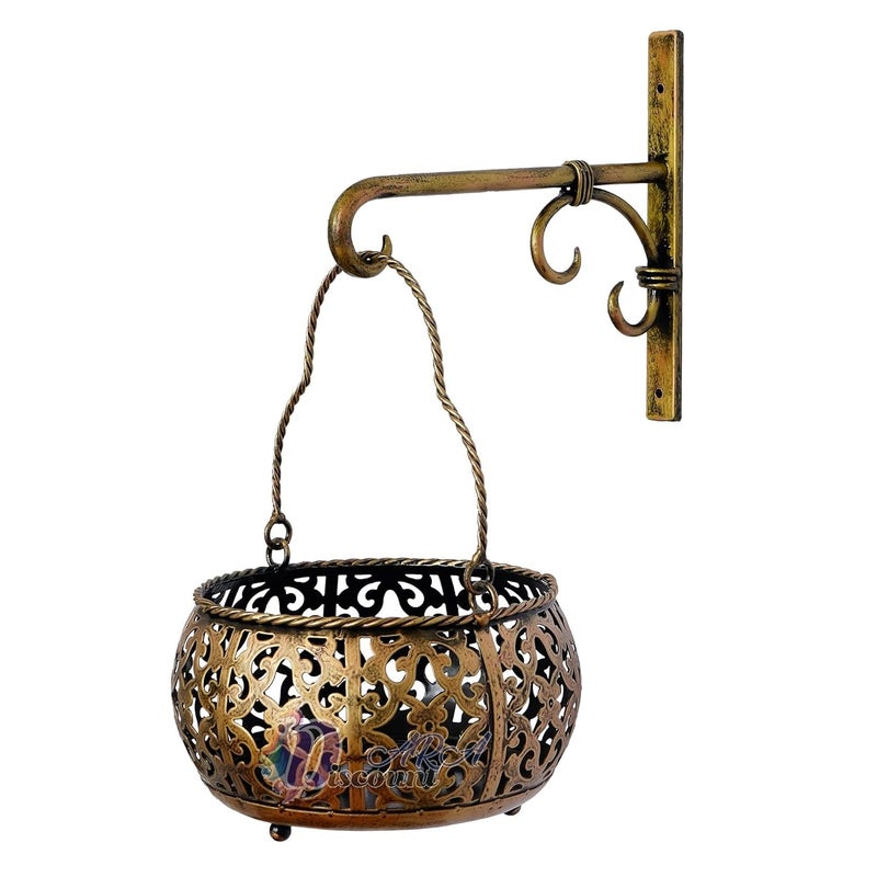 Discount ARA Flower Basket for Home DecorationWall Hanging Basket for Home DecorationWall Hanging Decoration ItemsHome Indoor and Outdoor Decoration Items - Image 2