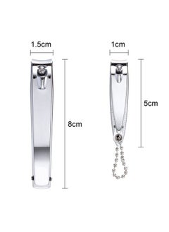 Bememo 12 Pieces Stainless Nail Clippers Set Fingernail Clippers And Toenail Clippers Nail Cutter Tool Set For Kids Men Women (12 Pieces Fingernail And Toenail Clipper Set)  - Image 3