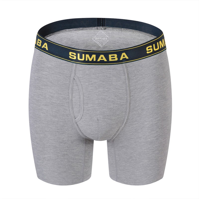 SUMABA Mens
 Extended Leg Sports Underwear, Quick Dry Breathable Moisture Wicking Comfort Boxer Briefs For Daily Training, Available Sizes M To 3XL - Image 1