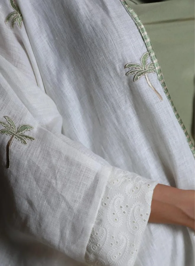 The Untitled Project Palm Paradise - Abaya & Scarf Set