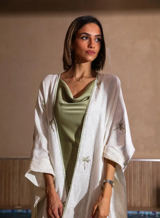 The Untitled Project Palm Paradise - Abaya & Scarf Set