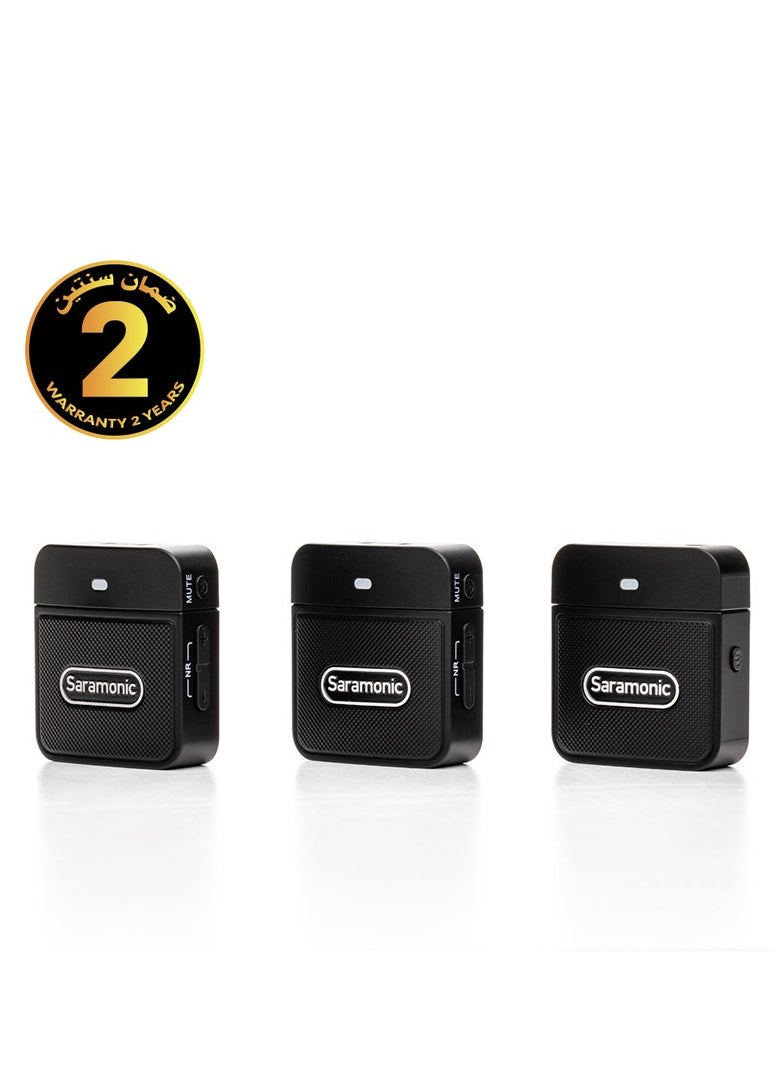 Saramonic Blink100 B2  2.4G wireless mic kit with 2 transimitters  - Image 1