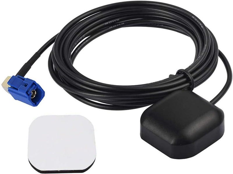 BINGFU Vehicle GPS Navigation Antenna Active GPS Antenna with Fakra C Right Angle Connector Compatible with Car Truck GPS Navigation Receiver System Factory DVD Stereo Head Unit - Image 1