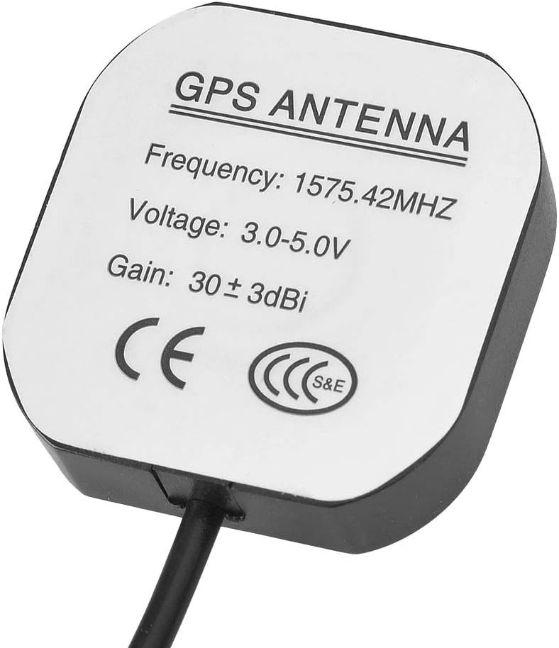 BINGFU Vehicle GPS Navigation Antenna Active GPS Antenna with Fakra C Right Angle Connector Compatible with Car Truck GPS Navigation Receiver System Factory DVD Stereo Head Unit - Image 3
