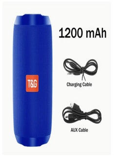 TG TG117 Portable Bluetooth Speaker (Multicolor) TG117 BT Outdoor Speaker Waterproof Portable Wireless Column Loudspeaker Box with TF Card FM Radio  - Image 2