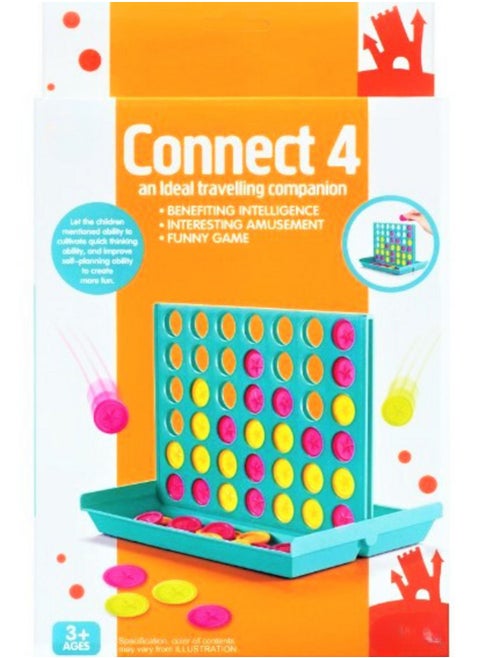 Connect 4 Strategy Game Four In Line 24cm x 18cm