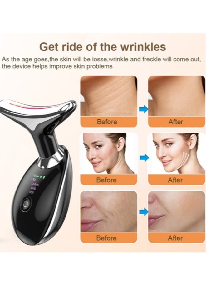 Loquat Firming  Wrinkle Removal Device Neck Face Lifting Tighten Massager - Image 3