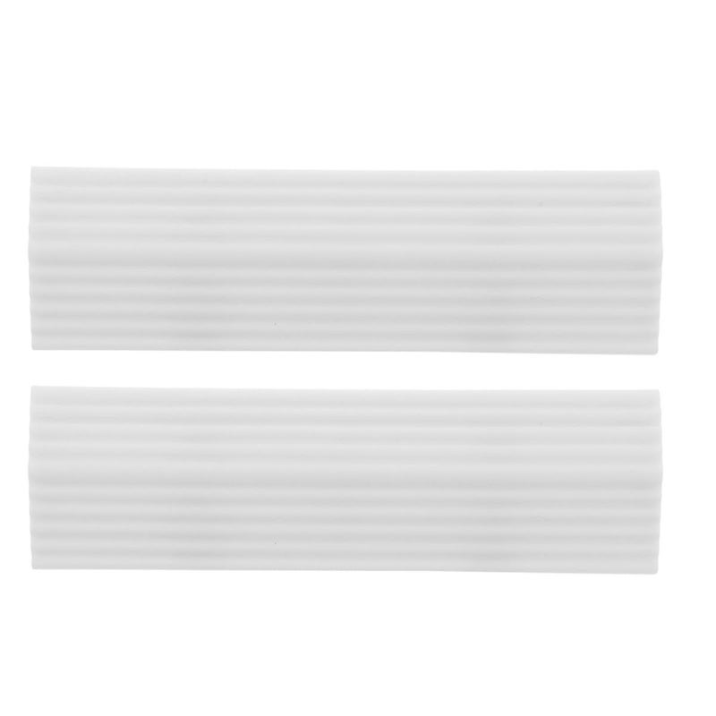 White Rubber Robot Ramp 2pcs for Home Doorway Indoor Steps - Image 2