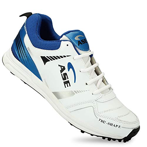ASE PRO Blue Professional Cricket Shoes for Men 8 UK/IND (CRT006_Blue_08) - Image 2