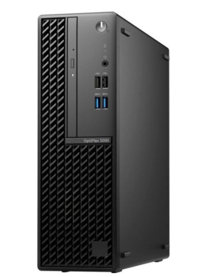 Arabic: كمبيوتر مكتبي برجي OptiPlex 3000، معالج سداسي النواة من الجيل الثاني عشر، رام 8 جيجابايت DDR4، قرص 512 جيجابايت NVMe SSD، نظام لينكس، محطة عمل احترافية - Image 1
