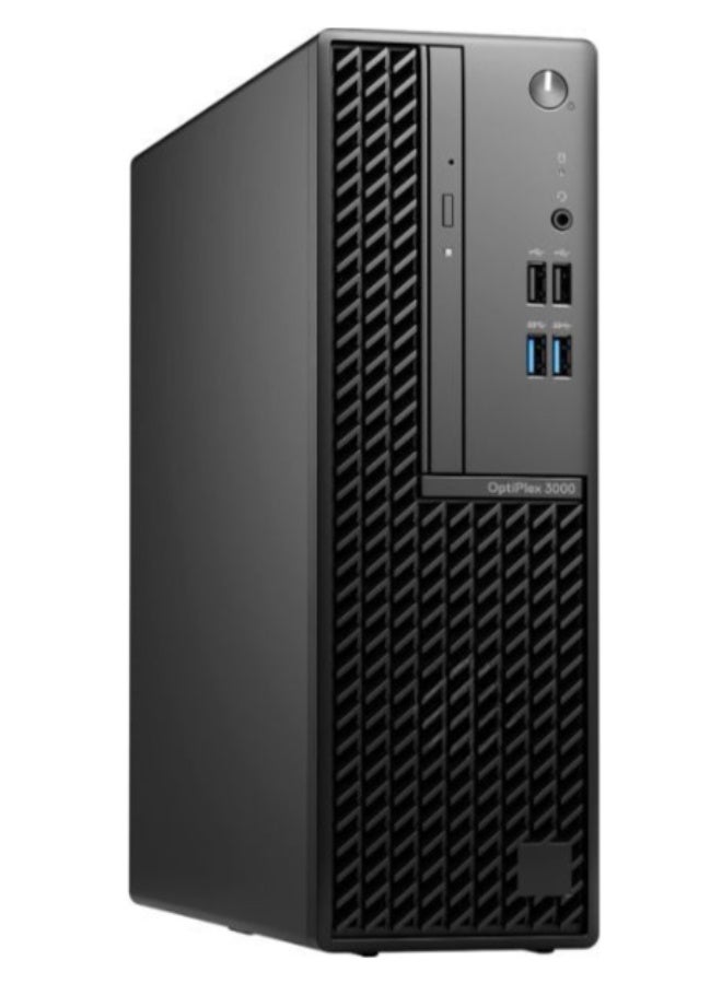 Arabic: كمبيوتر مكتبي برجي OptiPlex 3000، معالج سداسي النواة من الجيل الثاني عشر، رام 8 جيجابايت DDR4، قرص 512 جيجابايت NVMe SSD، نظام لينكس، محطة عمل احترافية - Image 2