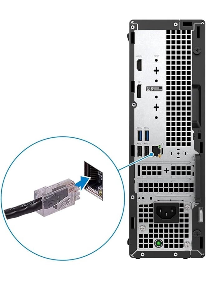 Arabic: كمبيوتر مكتبي برجي OptiPlex 3000، معالج سداسي النواة من الجيل الثاني عشر، رام 8 جيجابايت DDR4، قرص 512 جيجابايت NVMe SSD، نظام لينكس، محطة عمل احترافية - Image 5
