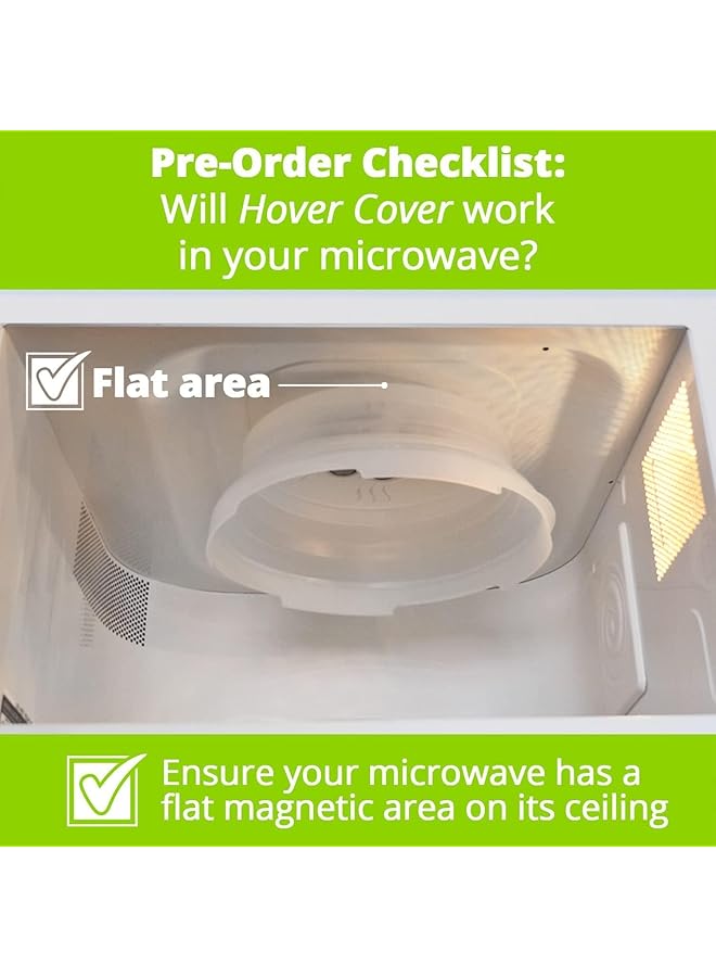 Magnetic Microwave Collapsible Cover For Food, Microwave Splatter Cover, Plate, Dish, Oven Cooking Anti Splatter Guard Lid With Steam Vents - Image 5