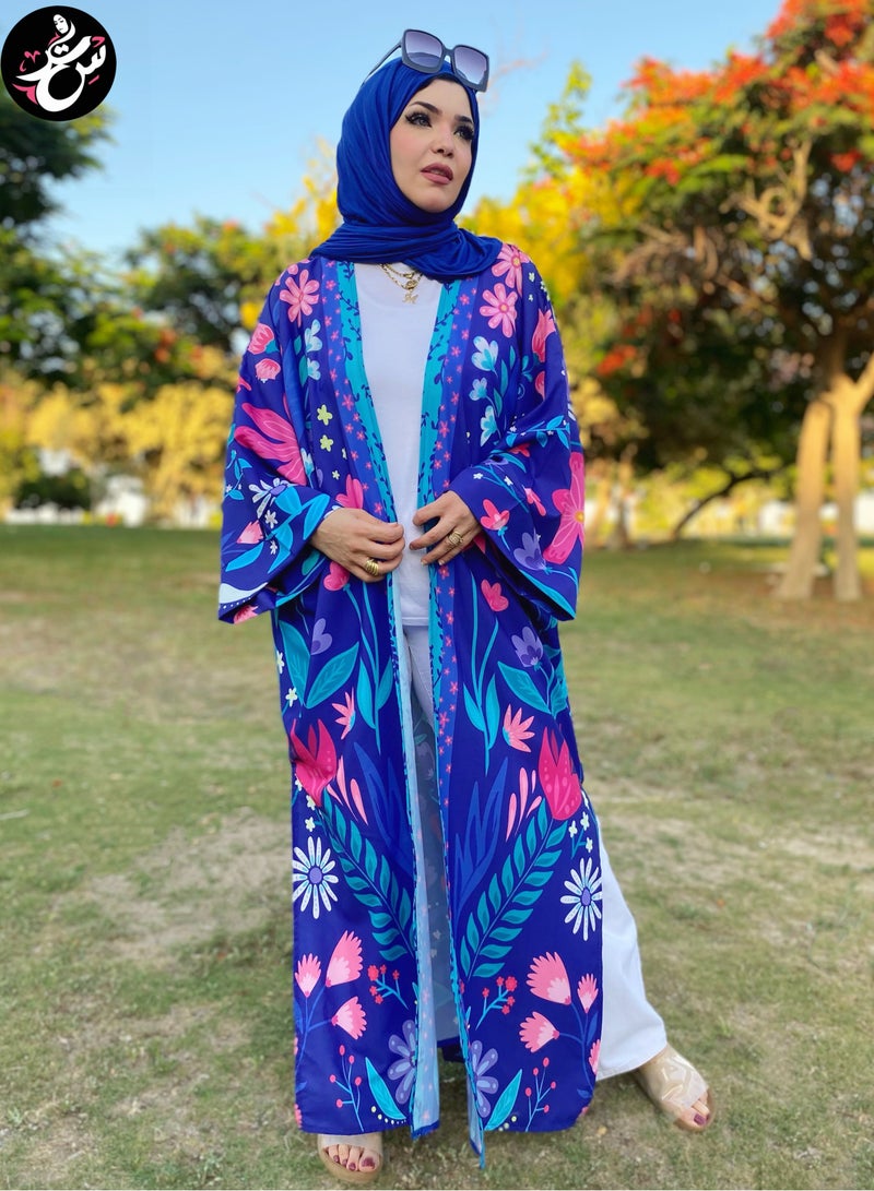 Setr Long Art Colorful Cardigan - Image 2