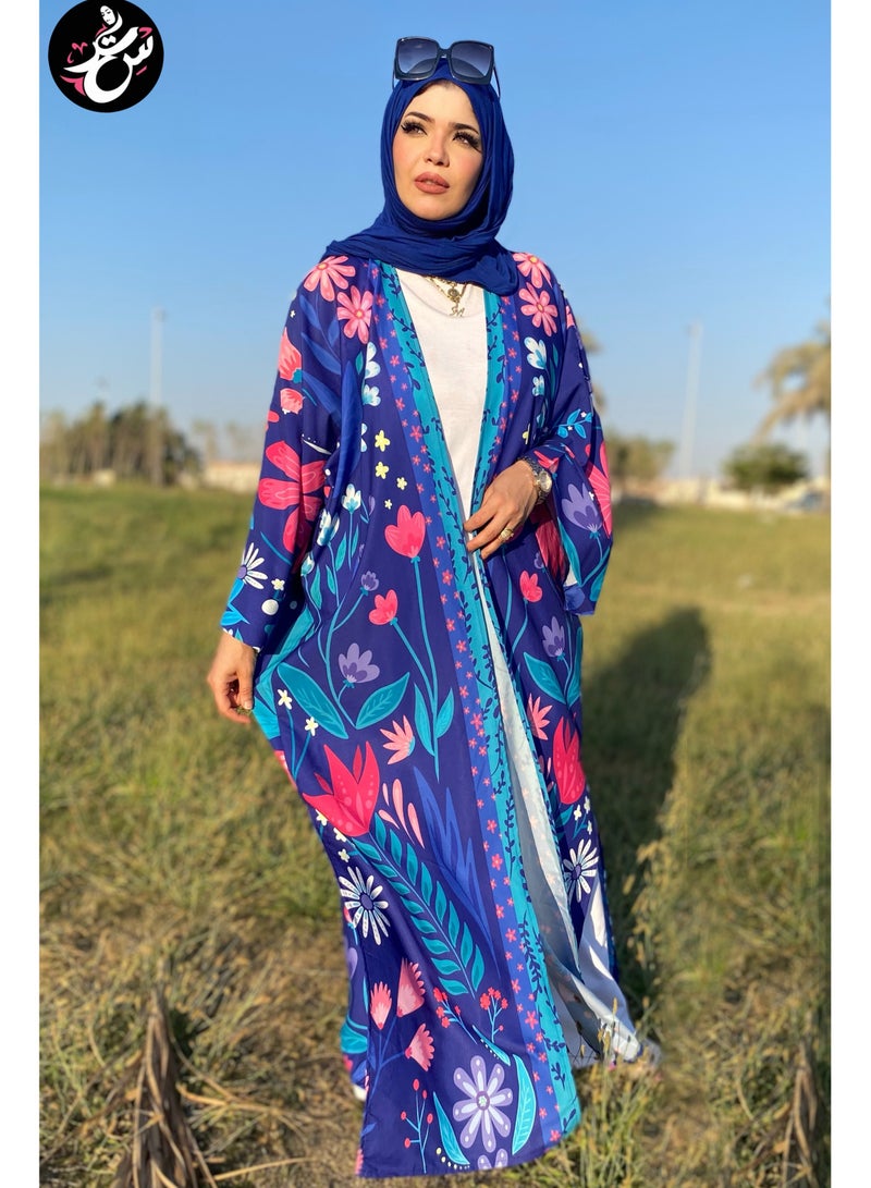 Setr Long Art Colorful Cardigan - Image 4