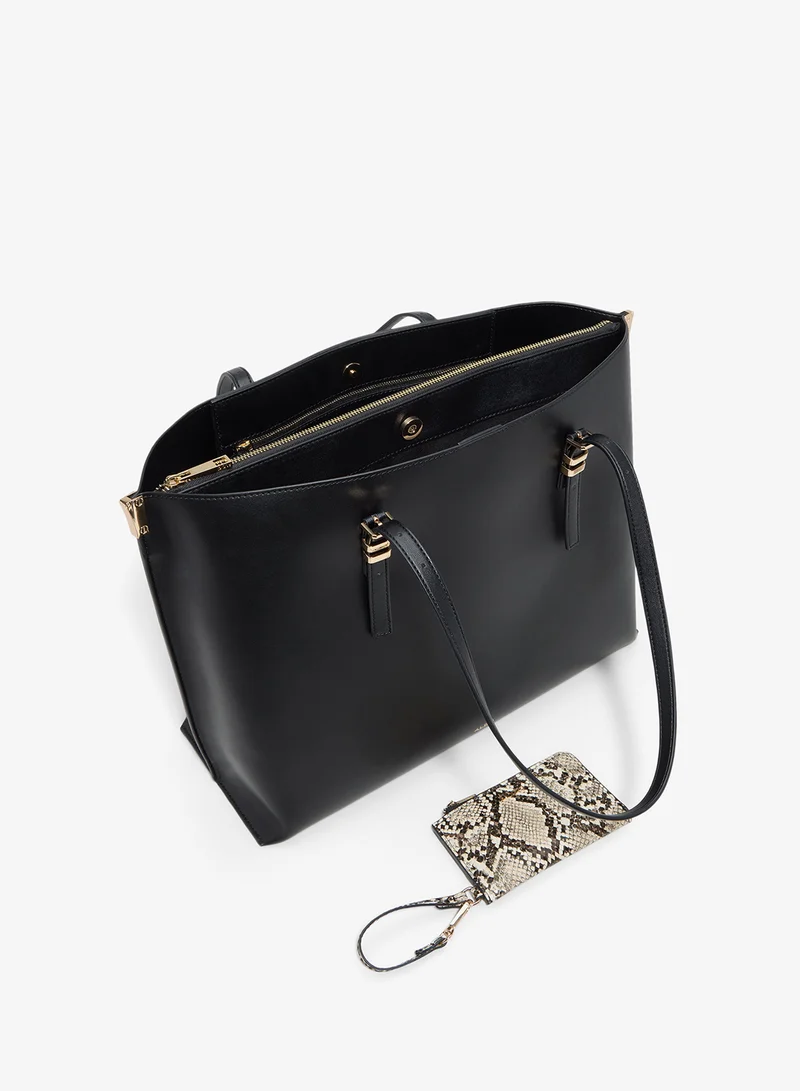Aldo BLACK Elanoria Laptop Bag for Women | Best Price UAE