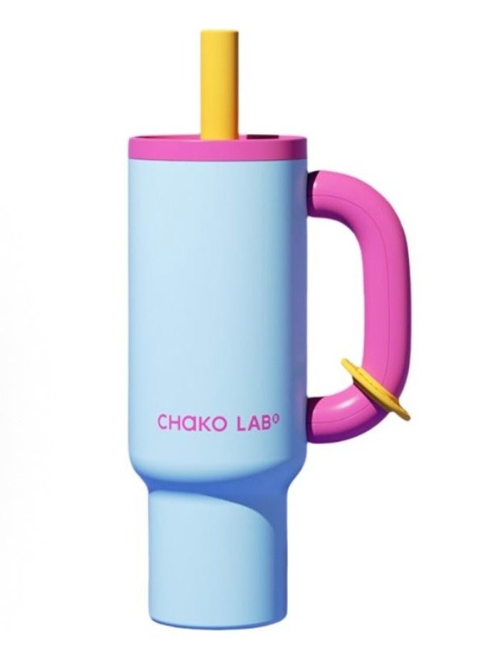 CHAKO LAB mug practical coffee milk tea mug 316 stainless steel large capacity high value 1100ml boys and girls kettle. - Image 1