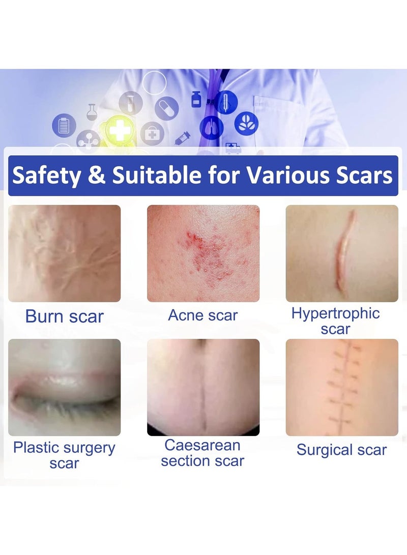 Elaimei Silicone Scar Sheets 3M *4 cm Soft Silicone Gel Scar Sticker Efficient Beauty Scars Removal - Image 3