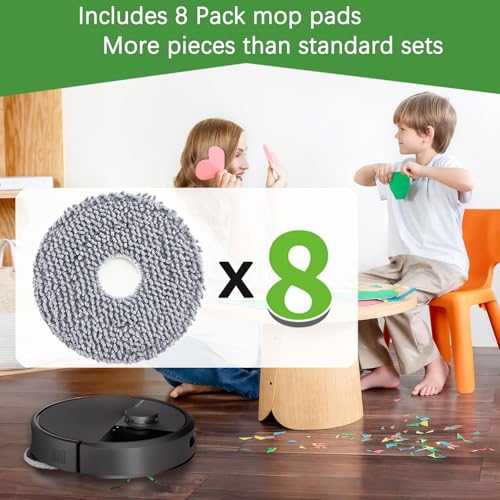 Eifrthe Replacement Mop Pads for iRobot Roomba Plus 405 & 505 Combo Robots,for Dreame X40 Ultra Complete/L10s Pro Ultra Heat/X40 Master/L40 Ultra/L10s Ultra Gen 2 Robot Vacuum - Image 5