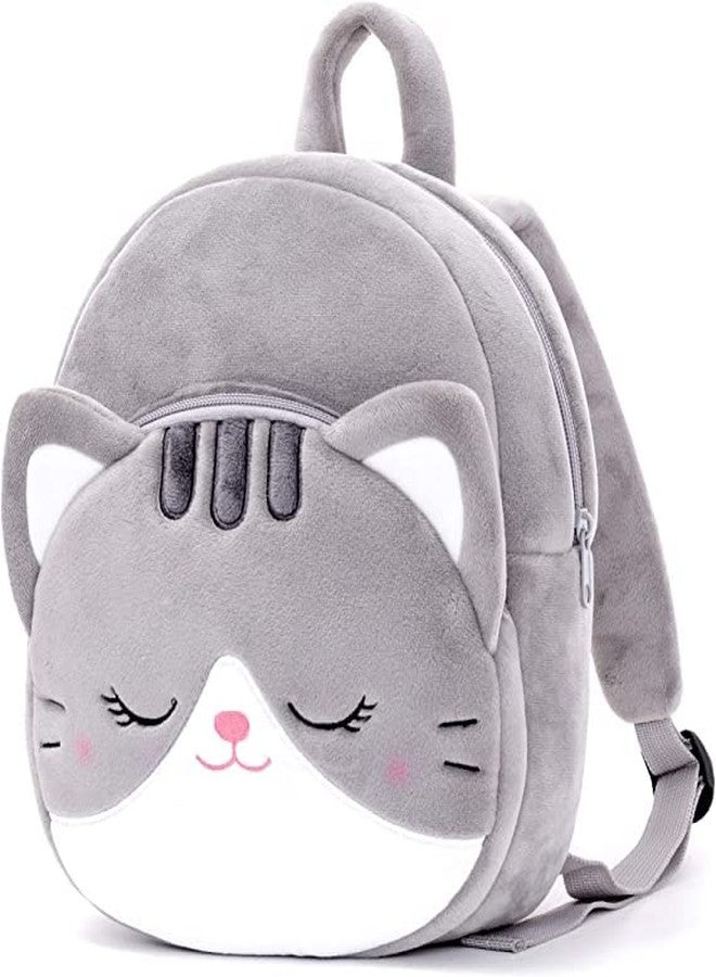 Delicado Flap Cat Multicolour Toddler Preschool Kids Backpack School Nursery Picnic Travel Bag for Baby Boy Girl Age 2-5 Years, Cartoon Mini Children Backpack Lightweight - Image 1
