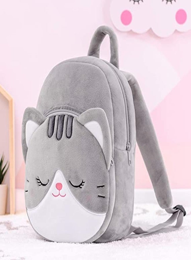 Delicado Flap Cat Multicolour Toddler Preschool Kids Backpack School Nursery Picnic Travel Bag for Baby Boy Girl Age 2-5 Years, Cartoon Mini Children Backpack Lightweight - Image 2