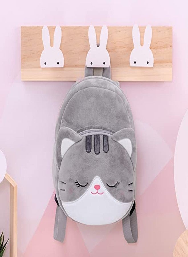 Delicado Flap Cat Multicolour Toddler Preschool Kids Backpack School Nursery Picnic Travel Bag for Baby Boy Girl Age 2-5 Years, Cartoon Mini Children Backpack Lightweight - Image 3