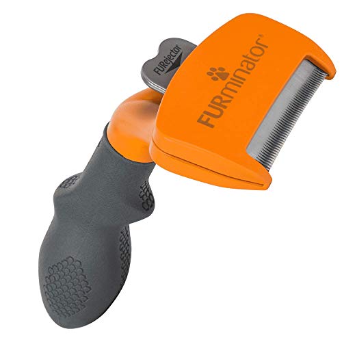 FURminator Medium Dog Undercoat deShedding Tool, Long Hair, Reduces Loose Hair from Shedding - Image 1