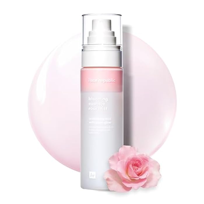 Face Republic Blooming Essence Rose Mist 100ml 3.38 fl oz | Instant Glass Skin | All In One Mist | Revitalizing, Nourishing, Deep Hydration, Dewy Glow | Damask Rose, Bakuchiol | Vegan Korean Skin Care - Image 1