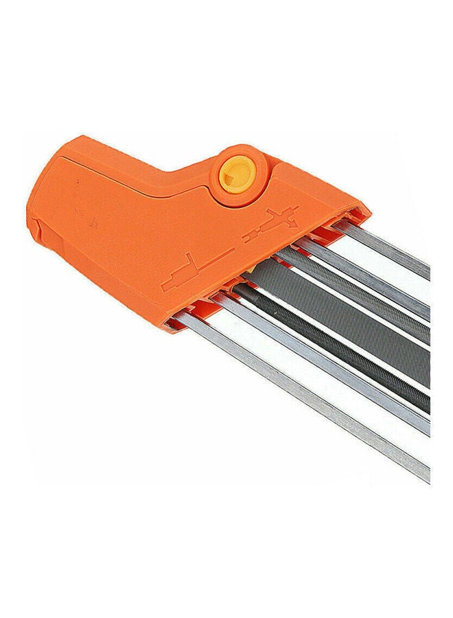 NIBEMINENT 2-In-1 Manual Chainsaw Orange/Silver 38x3x6cm  - Image 4