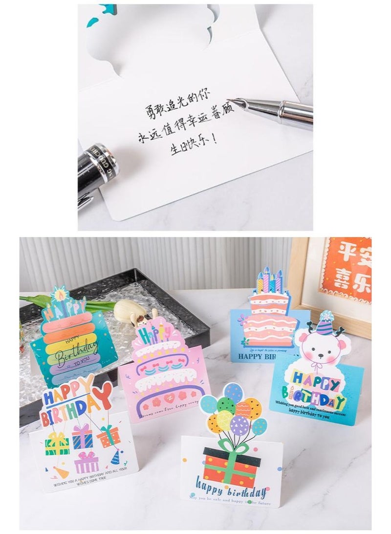 BenQuand Happy Birthday Greeting Cards for Kids Set 20 Pieces Cartoon Style Birthday Cards for Children Everyday Use Party Greetings - Image 4