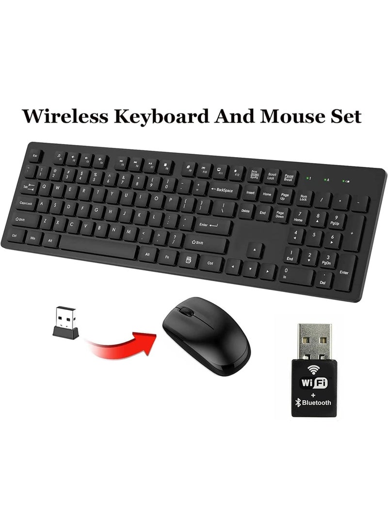 كمبيوتر مكتبي صغير مع شاشة 24" FHD – معالج AMD Ryzen 5 2400G، ذاكرة 8GB، وقرص SSD بسعة 256GB، لوحة مفاتيح وفأرة، واي فاي USB، نظام Windows 10 Pro - Image 3