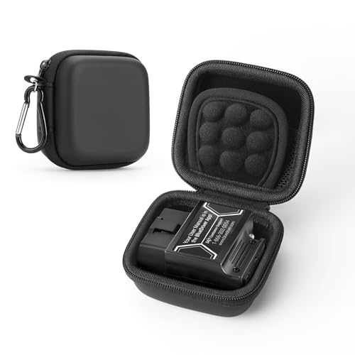 SQERO Case for BlueDriver OBD2 Scanner, Bluetooth OBDII Scanner Diagnostic Tool Protective Carrying Storage Bag, Mini Shockproof Waterproof (Only Case) (Black) - Image 1