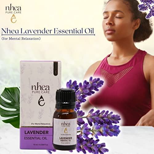 Nhea Pure Care Lavender Essential Oil 10ml | For Mental Relaxation | Improves Skin & Hair Texture | Reduces Stress & Treats Anxiety | Fades Scars & Controls Acne | Promotes Sound Sleep | Pack of 1 - Image 5