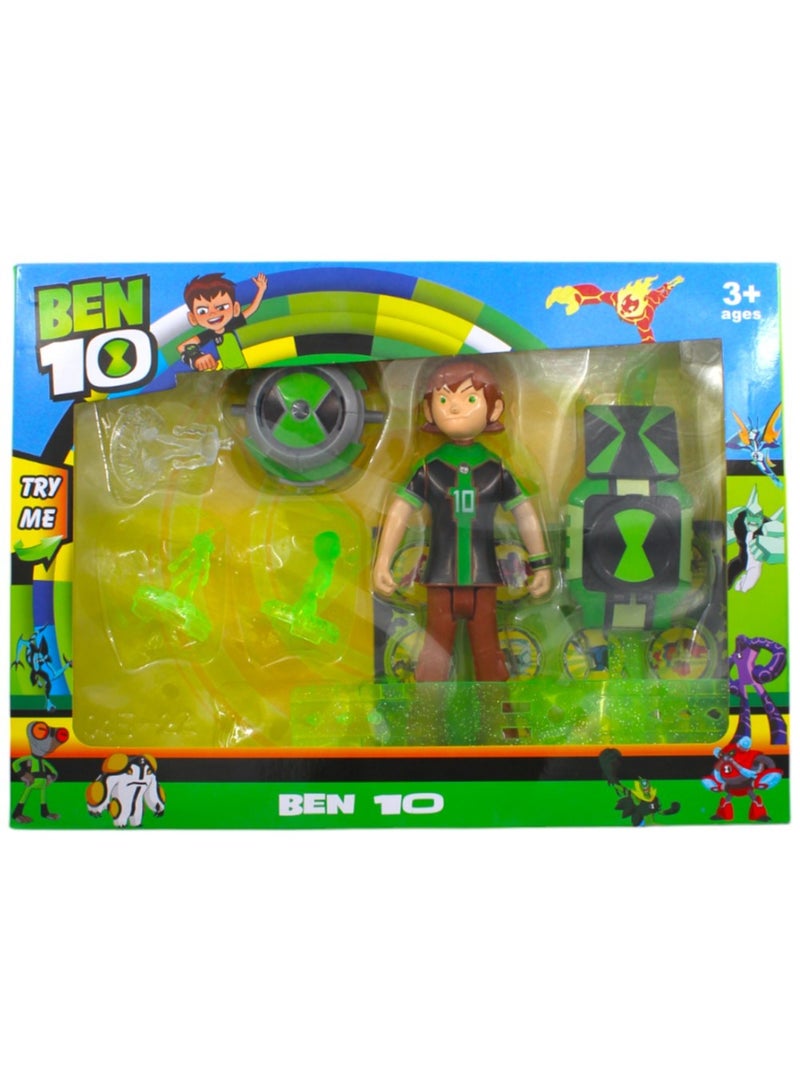 Toy Box Ben 10 Omnitrix Disc Shooter Watch Play Action Figure Toy Set  - Image 2