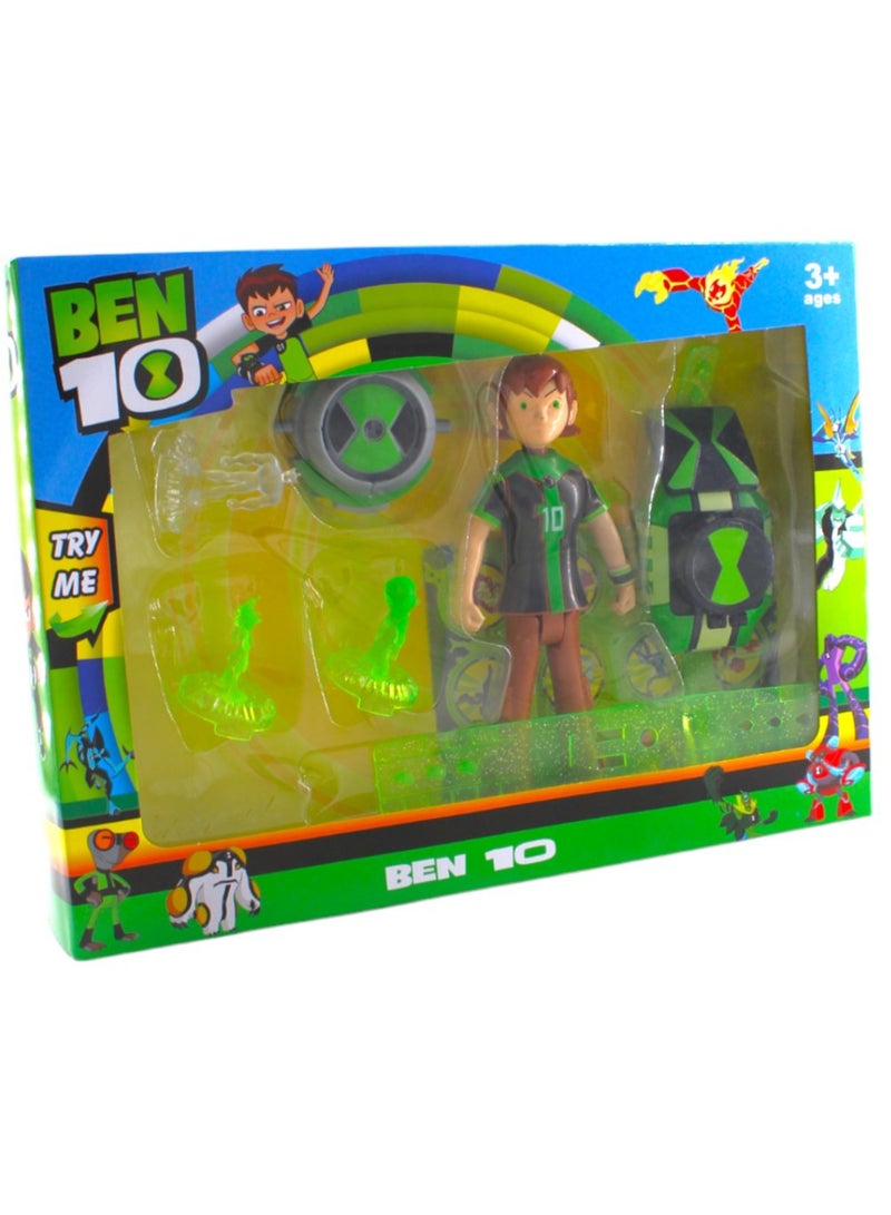 Toy Box Ben 10 Omnitrix Disc Shooter Watch Play Action Figure Toy Set  - Image 3