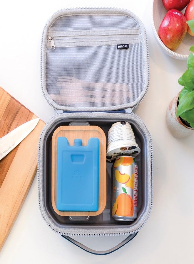 آي جلو عبوة مكعبات ثلج إيغلو الصغيرة ماكس كولد (4 قطع)، عبوات ثلج قابلة لإعادة الاستخدام للمبردات، عبوة تجميد، عبوات تبريد للمبردات، مكعبات ثلج تدوم طويلاً - Image 5