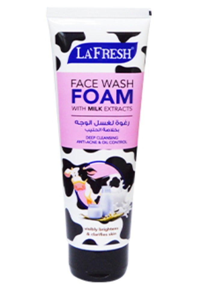 Face Wash Foam With Milk Extracts 100 ML