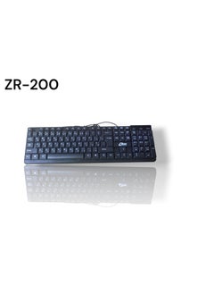 Zero New design Effectively USB 2.0 Keyboard Black  - Image 1