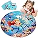 DIGOBAY Floor Puzzles for Kids Ages 35 70 Pieces Mermaid Jigsaw Puzzle for Toddler Girls Ages 3 4 5 6 7 8 Year Old Large Round Underwater Princess Puzzle Educational Learning Toys Birthday Gift - Image 2
