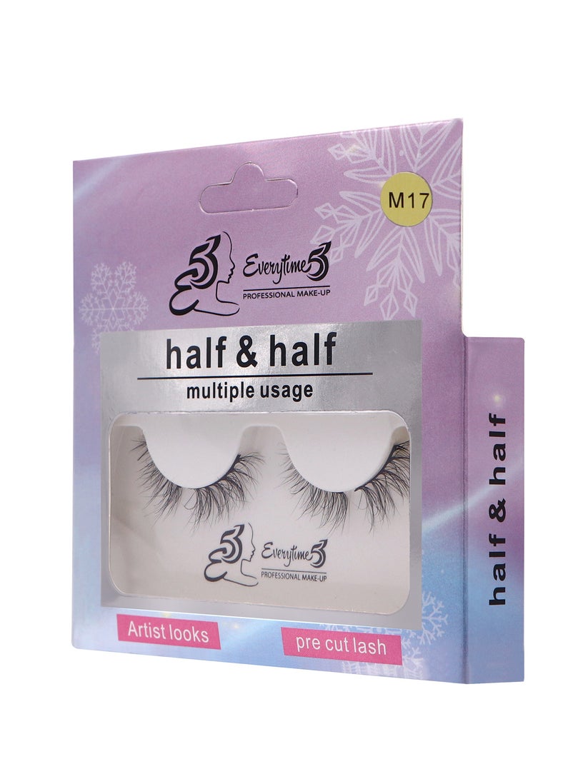 Everytime53 Everytime53 Women's Half & Half Eye Lashes - M17  - Image 2