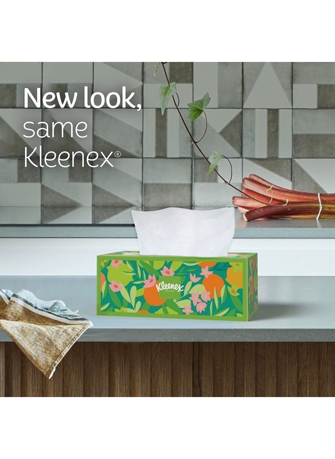 Kleenex Ultra Soft Facial Tissues, 1 Cube Box, 60 Tissues per Box, 3-Ply, Packaging May Vary  - Image 3