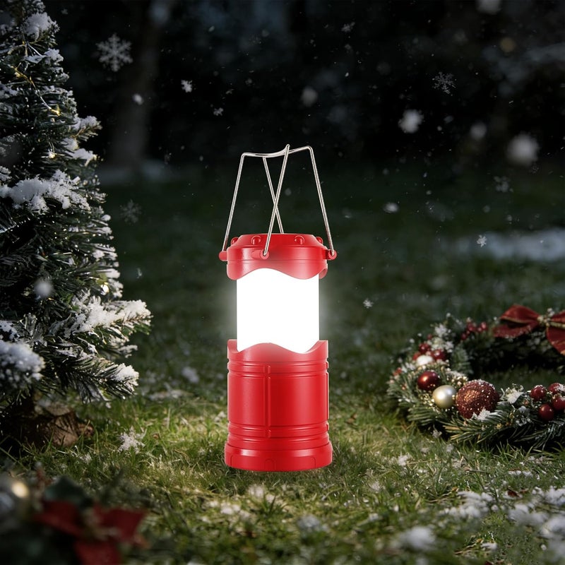 Lichamp LED Camping Lantern, 4 Pack Battery Powered Flashlight for Power Outages, Portable Collapsible Hanging Light Essential for Home, Outdoor, Emergency Lamp Survival Kit Gear for Hurricane, C2 - Image 2