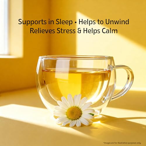 TE-A-ME Chamomile Tea - 100 Tea Bags | Chamomile Tea for Sleep | Helps in Stress Relief & Relaxation - Image 4