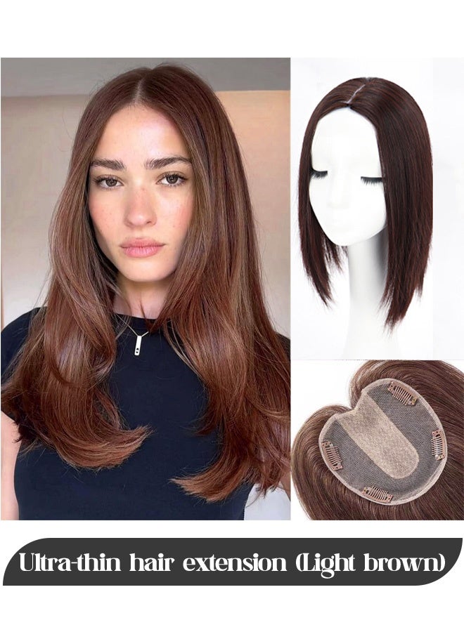 Ultra-thin wig made of natural hair，Beauty/Hair Care/Hair Extensions-Wig Accessories/Hair Extensions and Wigs/Men's Real Hair Wigs/Dreadlocks/Hair Extensions/Real Hair Wigs/Women's Wigs/Hair Extensions - Image 1