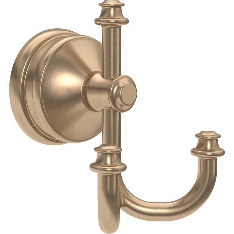Delta Mylan (1-Pack) Towel Hooks Champagne Bronze Triple Wall Mounted for Robes 3-Prong Multi-Use Holder, Gold Bathroom Accessories MYN35-CZ - Image 1