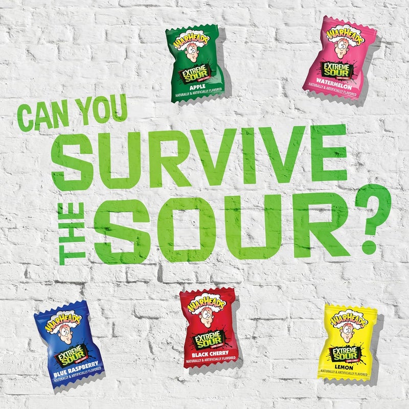 Warheads Mega Extreme Sour Hard Candy - 12 Packs - Image 3