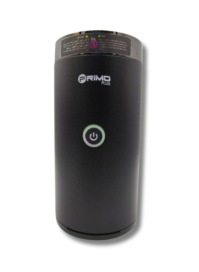 بريمو بلس - مبخرة كهربائية للسيارة قابلة للشحن، مزودة بمنفذ USB Type-C أسود - Image 1