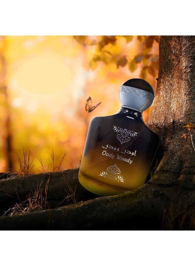 نبيل عطر نبيل عودي وودي أو دو بارفان 100 مل، عطر عود خشبي مركز للرجال، يدوم طويلاً، عطر عربي فاخر - مجموعة عصرية - Image 5