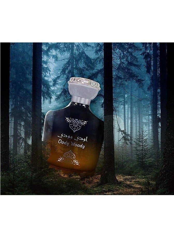 نبيل عطر نبيل عودي وودي أو دو بارفان 100 مل، عطر عود خشبي مركز للرجال، يدوم طويلاً، عطر عربي فاخر - مجموعة عصرية - Image 4